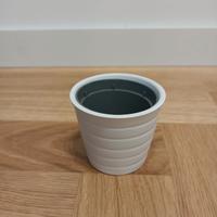 Vaso piante bianco piccolo