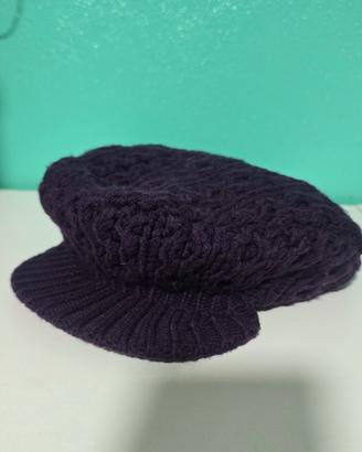 Cappello stile basco Diesel  viola con visiera 