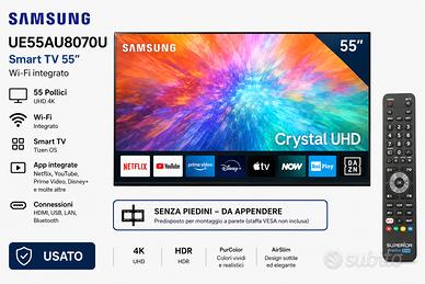 TV Samsung UE55AU8070U  Smart TV 55" 4K UHD WIFI