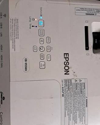 Videoproiettore Epson EB-955WH  NO LAMPADA TESTato