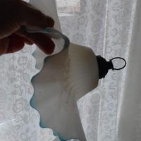 Lampadari in vetro coppia vintage