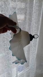 Lampadari in vetro coppia vintage