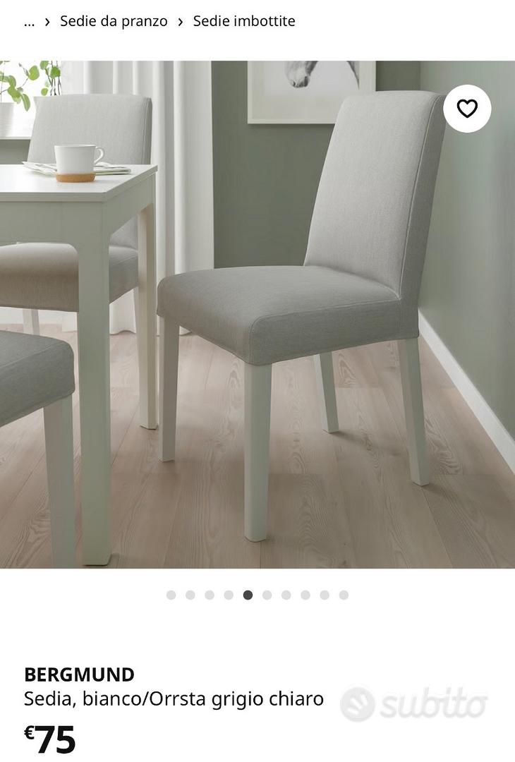 Grigio Chiaro Tavolo E Sedie Bianche Ikea Sedie Bergmund Ikea