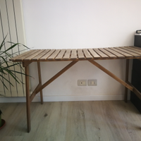 Tavolo+sedie in legno da esterno/giardino IKEA