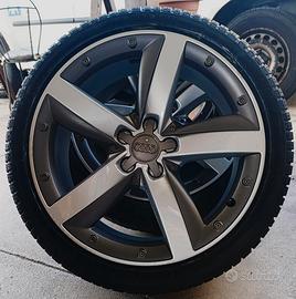 4 cerchi 17 originali audi a1 gomme nuove invernal
