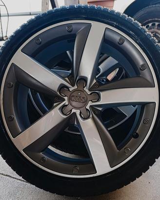 4 cerchi 17 originali audi a1 gomme nuove invernal