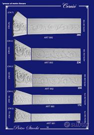 elementi decorativi stucchi cornici in gesso