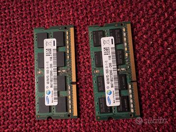 8gb Samsung RAM Sodimm 1333 per  notebook