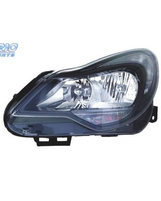 FANALE SINISTRO PER OPEL CORSA D 11-14 FONDO NERO