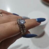 anello trilogy singolo diamanti brillanti