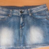 minigonna jeans