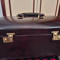 Beauty case in pelle da donna