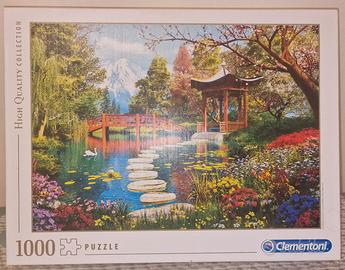 Puzzle 1000 Pz Clementoni "Fuji Garden" Completo