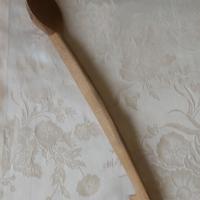 Antico cucchiaio da cucina in legno vintage 