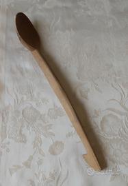 Antico cucchiaio da cucina in legno vintage 