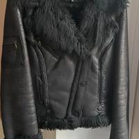 Giacca Montone donna Aviatore / Chiodo Nero