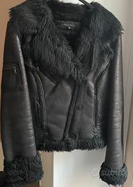 Giacca Montone donna Aviatore / Chiodo Nero