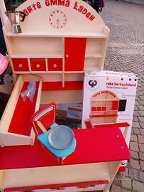 Banco negozio in legno