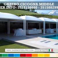 Gazebo 6x6 - CICOGNA MIDDLE - SPEDIZIONE GRATUITA