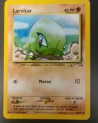 Larvitar mazzo Neo Discovery