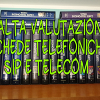 VALUTO / RITIRO Raccolte Schede Telefoniche Italia