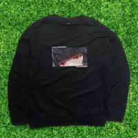 felpa anime XL nera maniche lunghe 