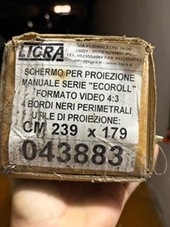 Schermo per proiezione Ligra