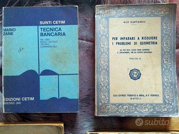 Vecchi volumi per la scuola - Lotto 5 *Vintage