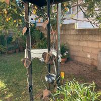 Fioriera in ferro battuto