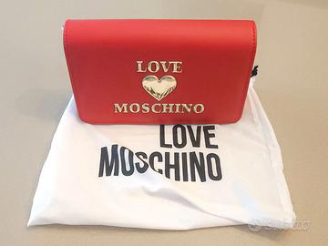 Pochette pelle Love Moschino