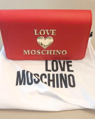 Pochette pelle Love Moschino
