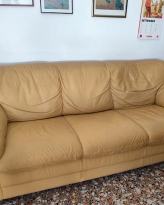 Divano letto pelle tre posti Divani e Divani