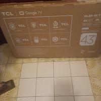 TCL 43'' mai usato. Smart tv 4k