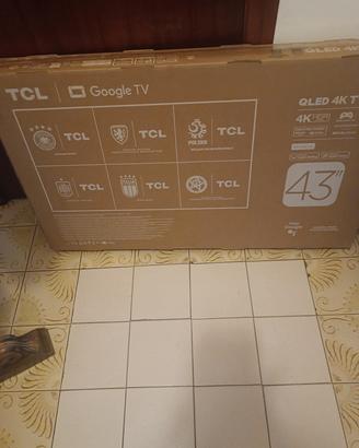 TCL 43'' mai usato. Smart tv 4k