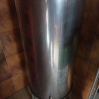 Contenitore in acciaio inox 350 l per olio