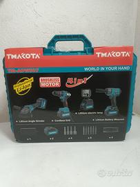trapano avvitatore kit 4in1 a batteria makota €1