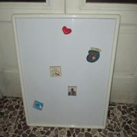 Lavagna magnetica bianca cm60*80 x cucina o scuola