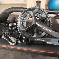 gruppo Shimano 2x11v R7000 105 Power meter stages 