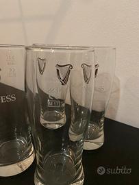 4 bicchieri birra guinness 0,3 l