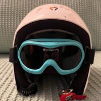 Casco e maschera sci