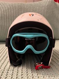 Casco e maschera sci