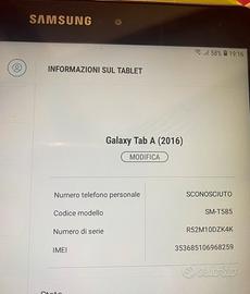 Tablet Samsung Galaxy Tab A 2016 SM T585