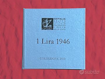 Lingottino 1 Lira 1946 Editalia