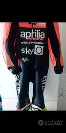 Tuta intera in pelle bovina AWA predisposta airbag