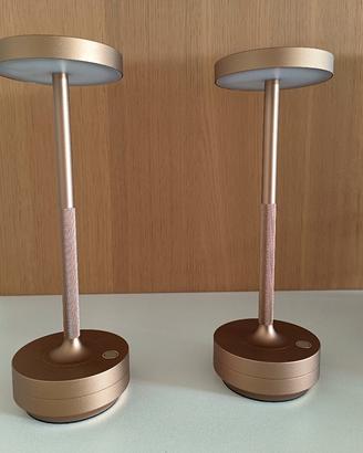 Coppia di lampade da tavolo led Ricaricabili