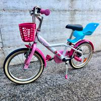 Bicicletta B-Twin bambina taglia 20 con accessori