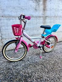 Bicicletta B-Twin bambina taglia 20 con accessori