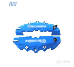 COPRI PINZE A 4 PISTONI LOOK BREMBO BLU