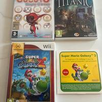 Lotto 5 giochi console Nintendo Wii