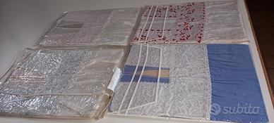 n°4 camicie da notte in raso con applicazioni